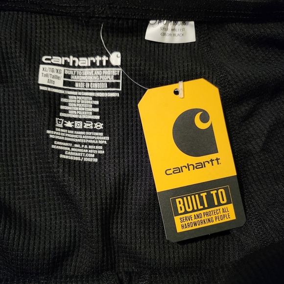 Carhartt Thermal Base Layer bottom Sz XL Tall - Picture 2 of 6